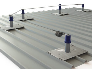 Horizontal lifeline kit