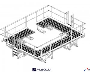 Plan : Structure porteuse pour climatisation