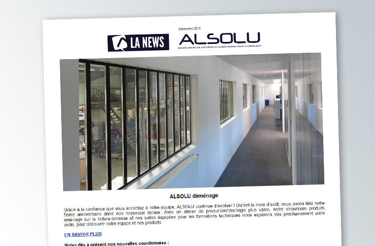 Newsletter ALSOLU – Septembre 2015